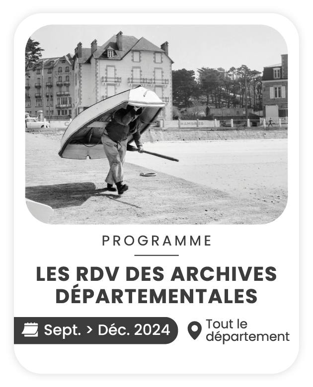 Les RDV des Archives Départementales de septembre à décembre 2024